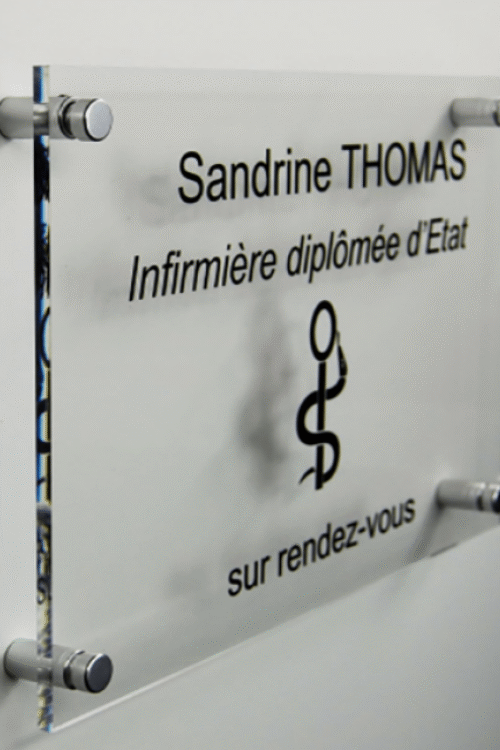 Plaque professionnelle