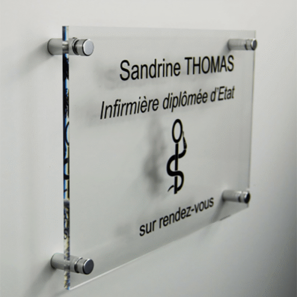 Plaque professionnelle